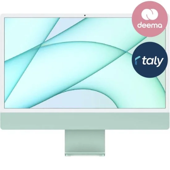 Apple iMac M1 Processor 8GB RAM 256 SSD 24-inch 4.5K Retina Display All-In-One Desktop (2021) - Green